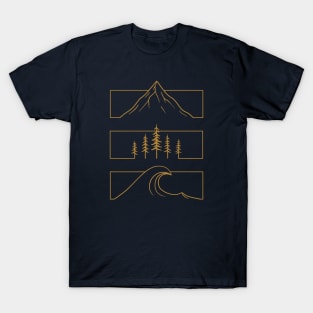 Rectangular Nature T-Shirt